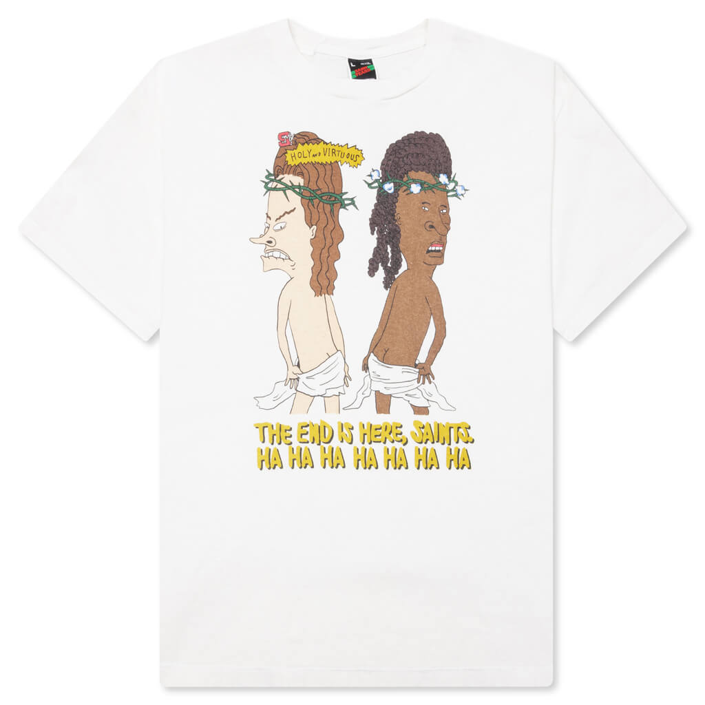 Holy and Virts S/S Tee - White – Feature