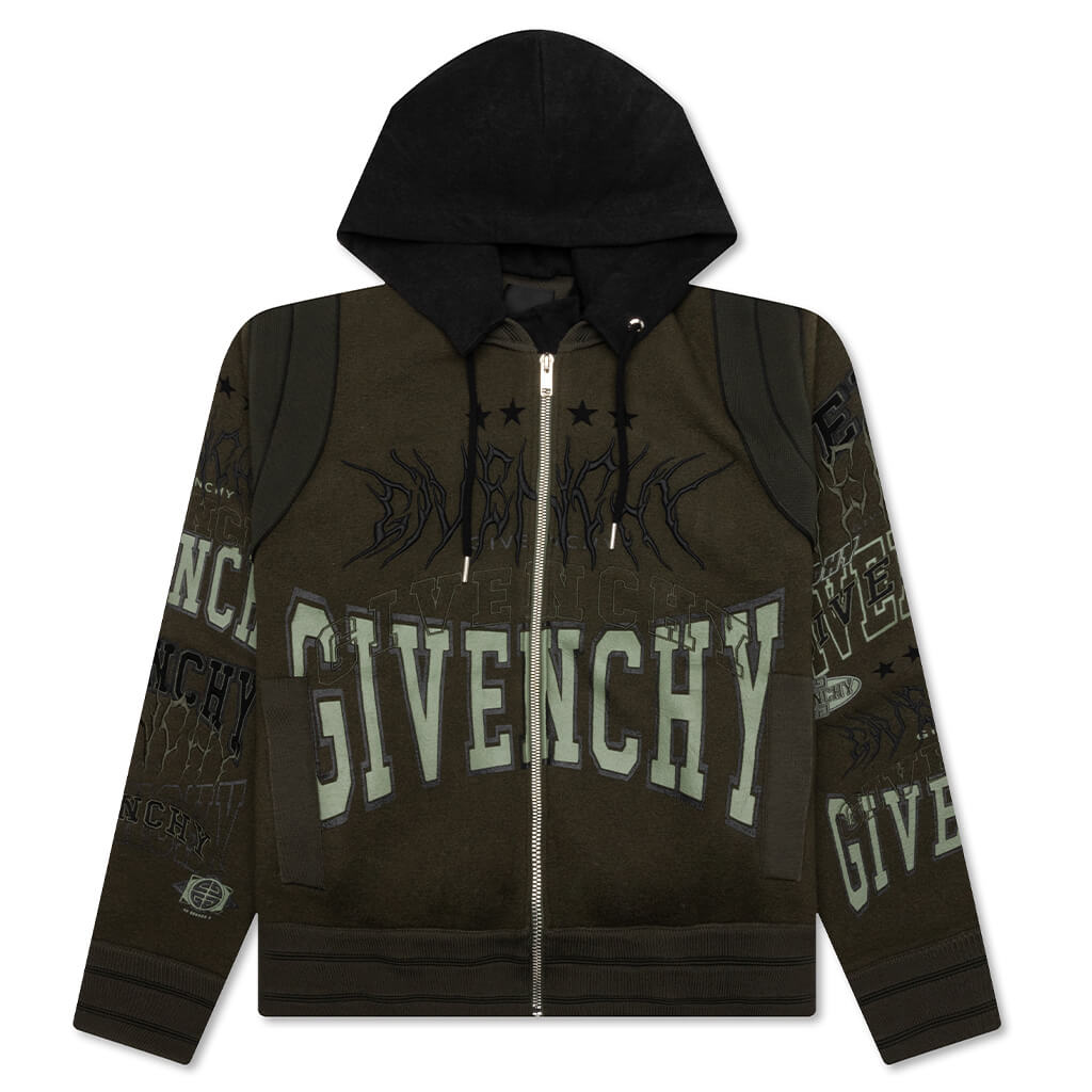 【極美品】GIVENCHY Hooded varsity jacket肩幅約50cm