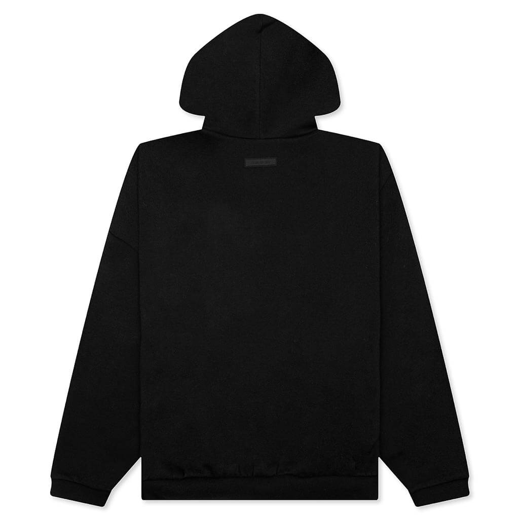 Fear of God Essentials Jet Black Hoodie