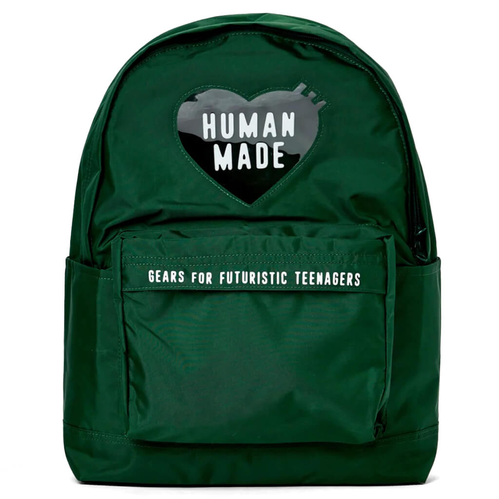 Nylon Heart Backpack - Green – Feature