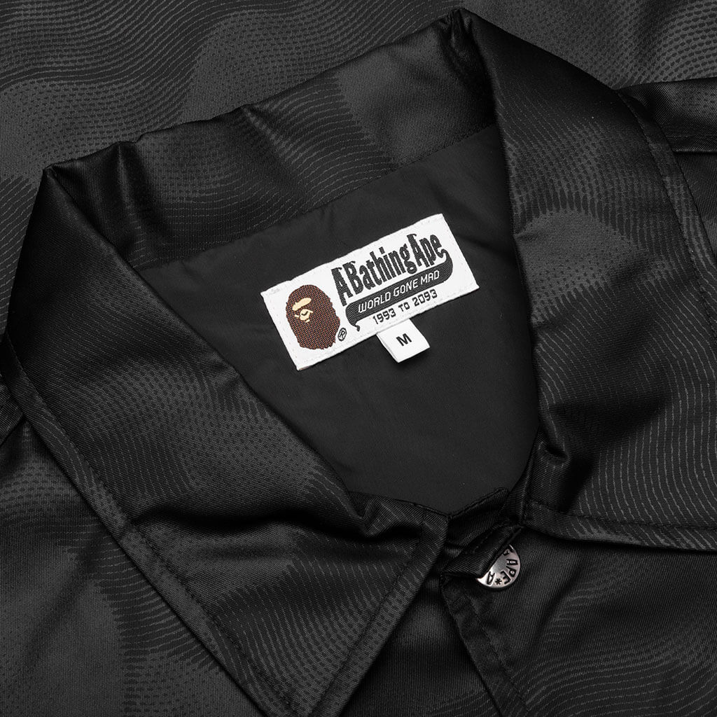Ink Camo Coach Jacket - Black – Feature