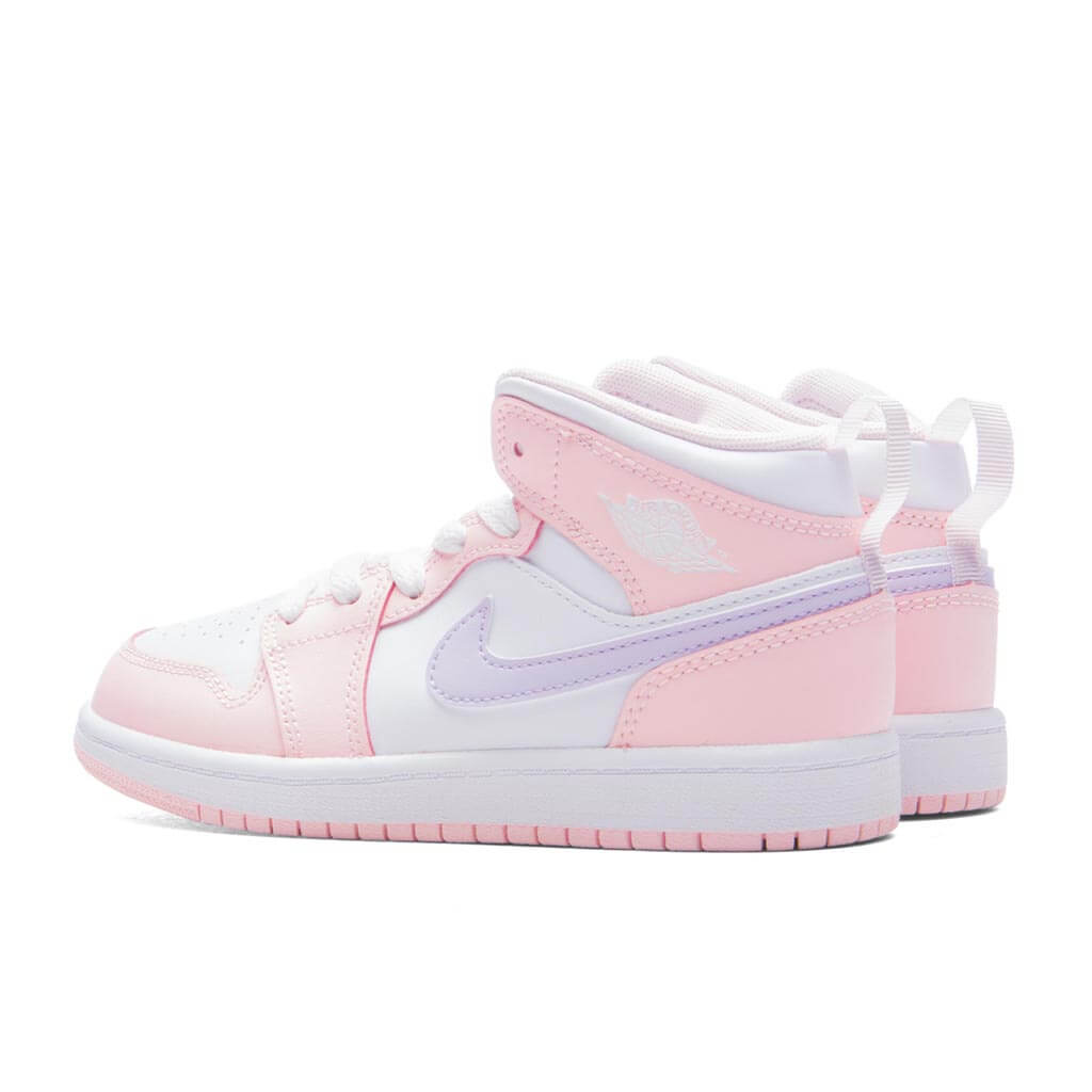 Jordan 1 Mid (PS) - Pink Wash/Violet Frost/White â Feature