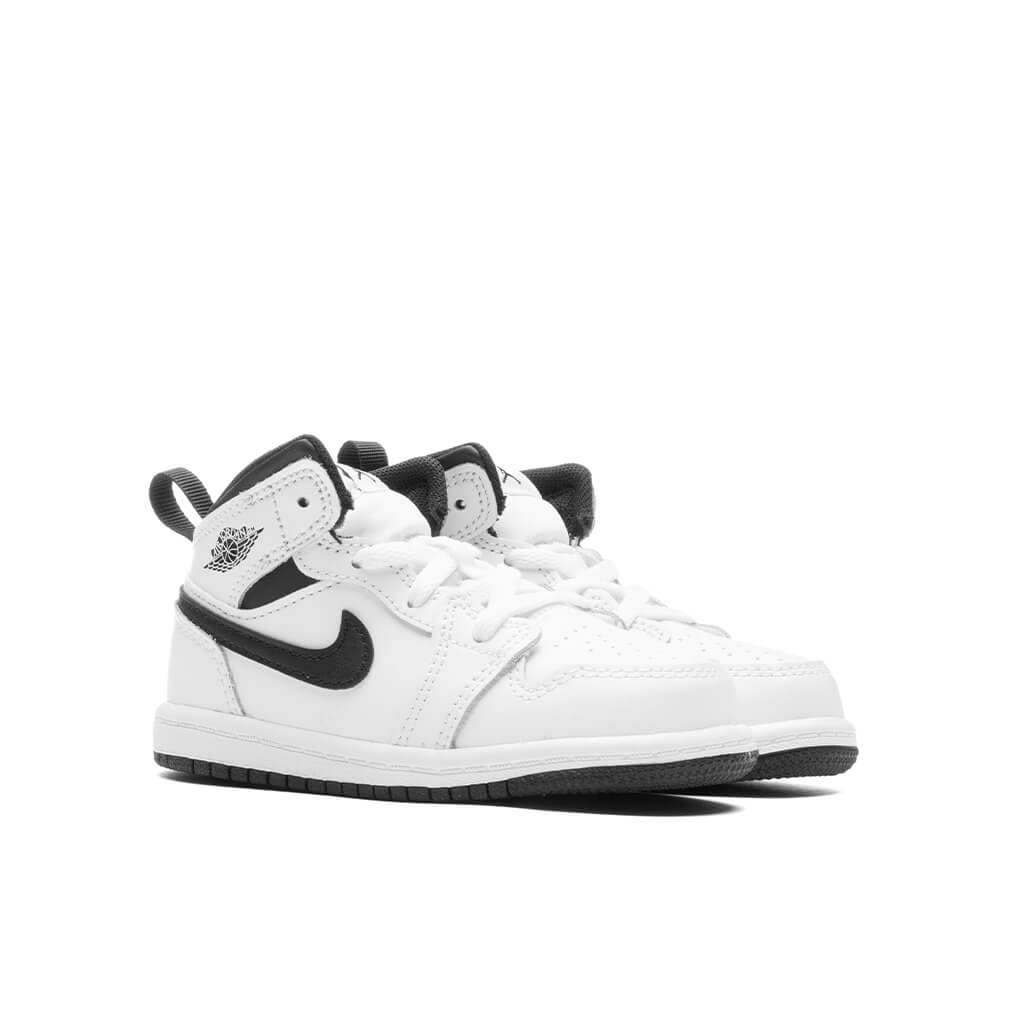 Jordan 1 white black on sale mid