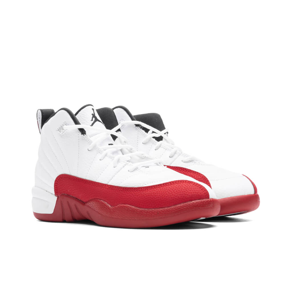 Air Jordan 12 Retro PS - White / Black / Varsity Red (Cherry) 3Y