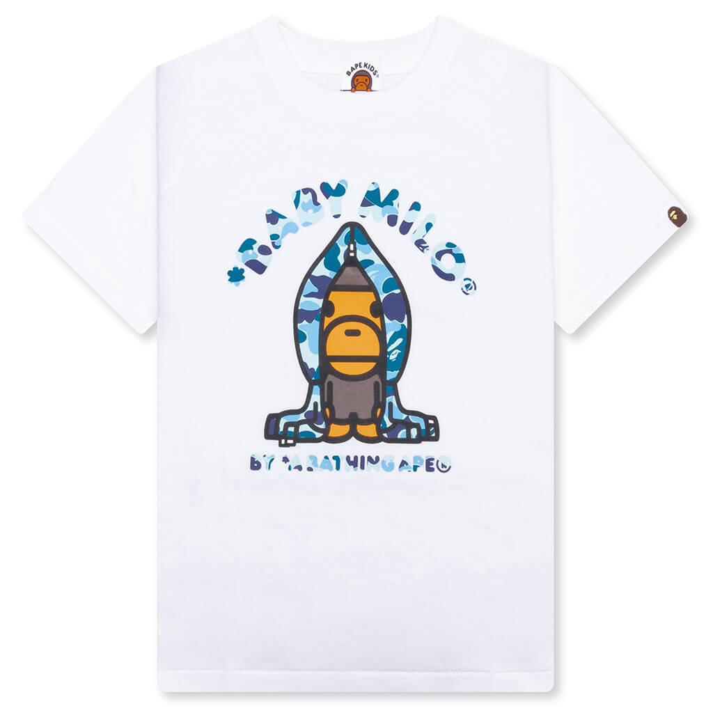 Kid's ABC Camo Milo Hoodie Tee - White/Black – Feature