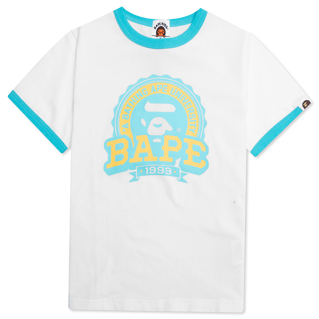 Kid's Bape Emblem Tee - White – Feature