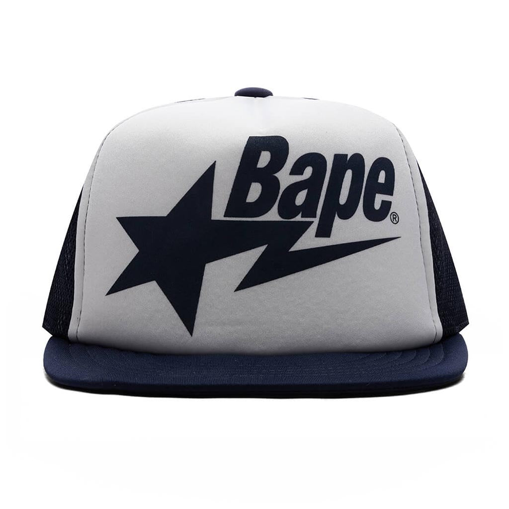 Kid's Bape STA Mesh Cap - Navy – Feature
