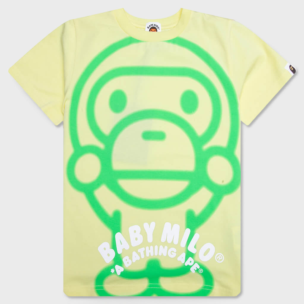Kid's Big Baby Milo Tee - Yellow – Feature
