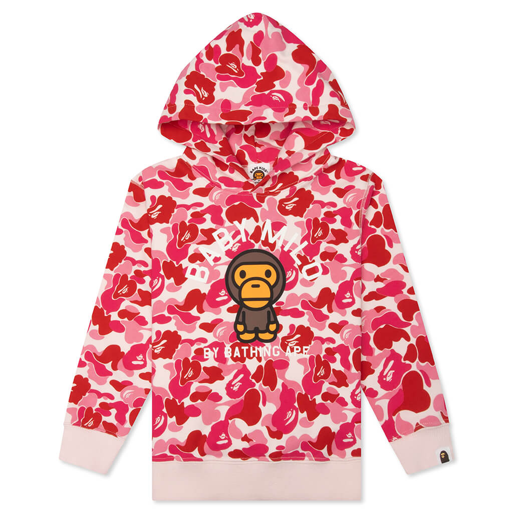 Kids ABC Camo Baby Milo Pullover Hoodie - Pink – Feature