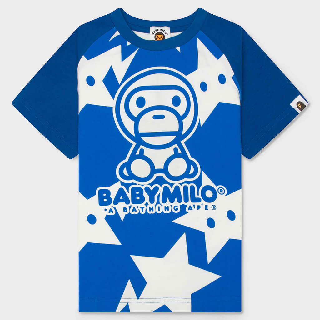 Kids Baby Milo STA Raglan Tee - Blue – Feature