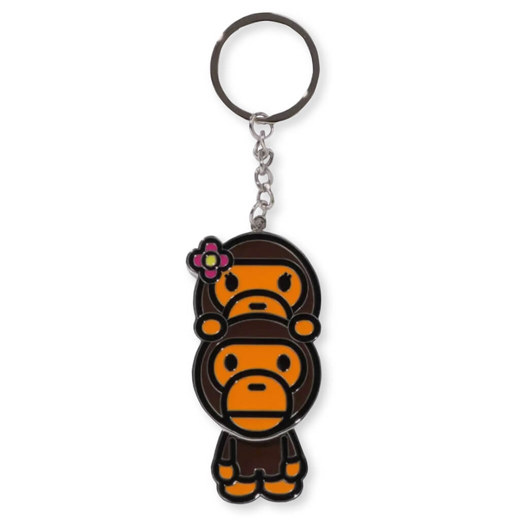 Kids Baby Lisa On Baby Milo Key Chain - Brown – Feature