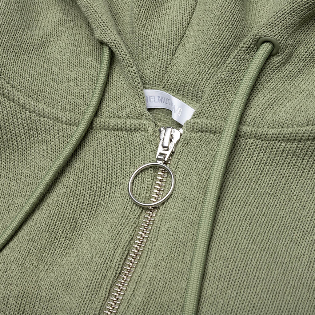 Zip Up Logo Hoodie Tea Feature