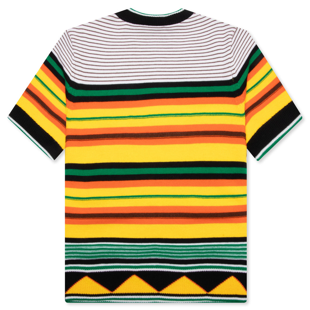 Knitted Wool Striped Tee - Multi Stripe – Feature
