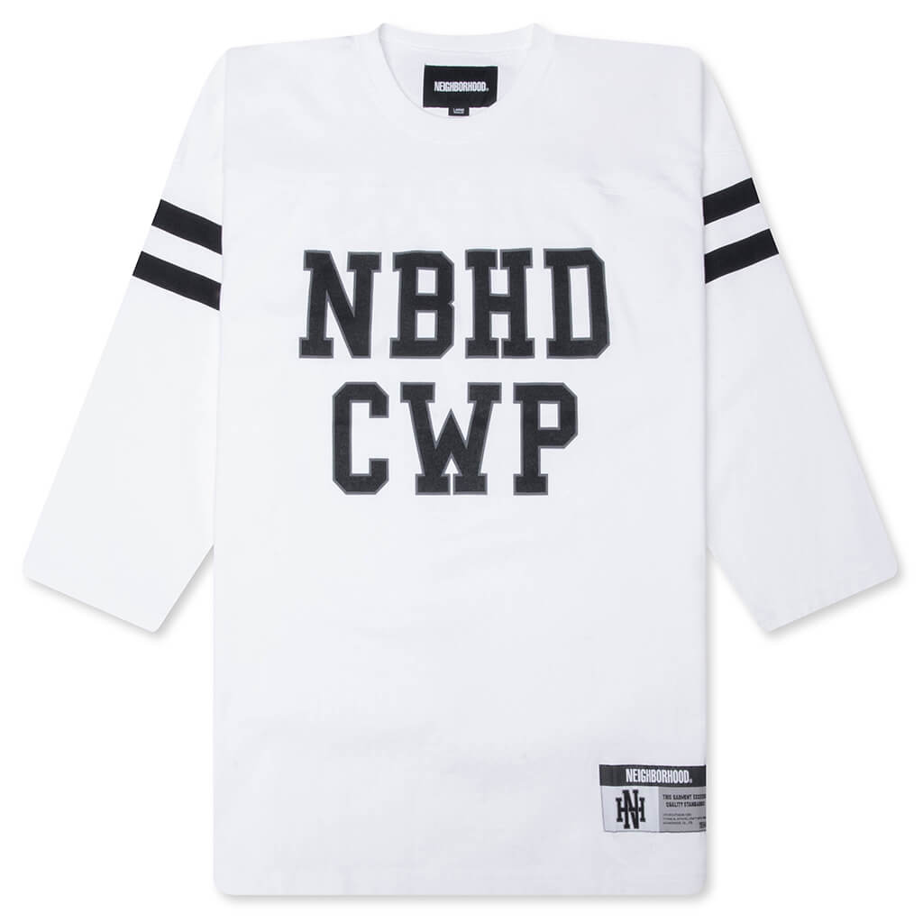 L/S Football Shirt - White – Feature