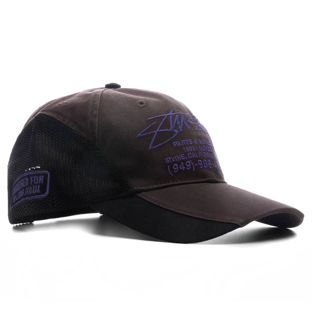 LP Service Mesh Strapback Cap - Brown – Feature