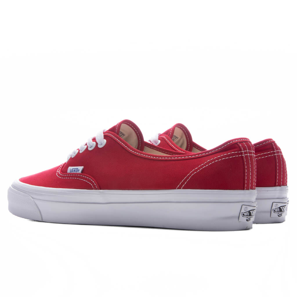 靴 Vans Premium Authentic 44 Red/Navy 27cm Premium LX Authentic 44 - Racing Red – Feature