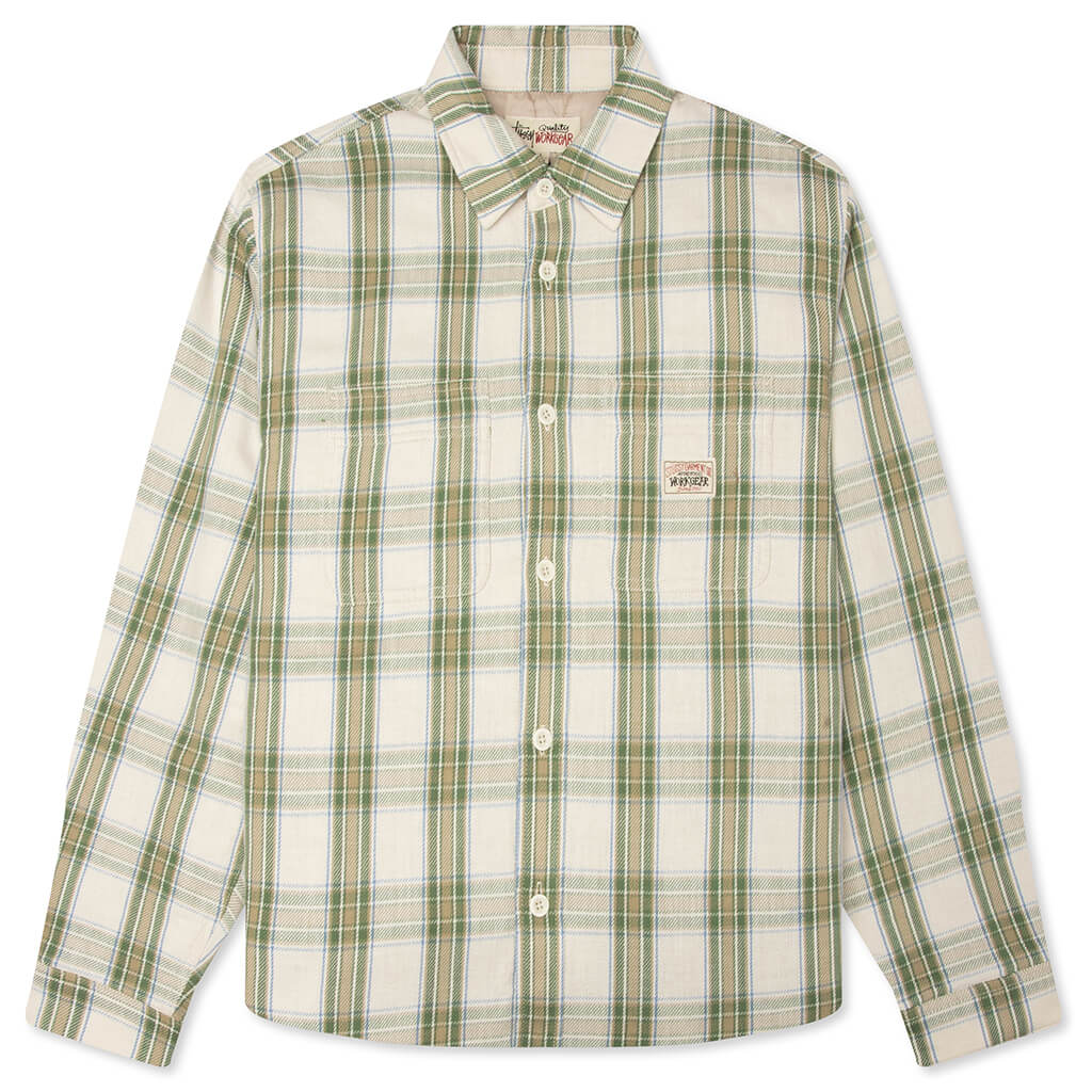 Lau Plaid Shirt - Off White – Feature