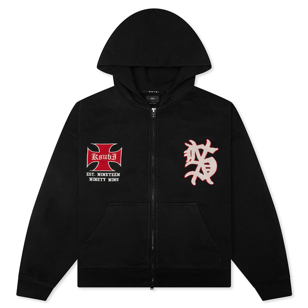 League Ekcess Zip Hoodie - Jet Black – Feature