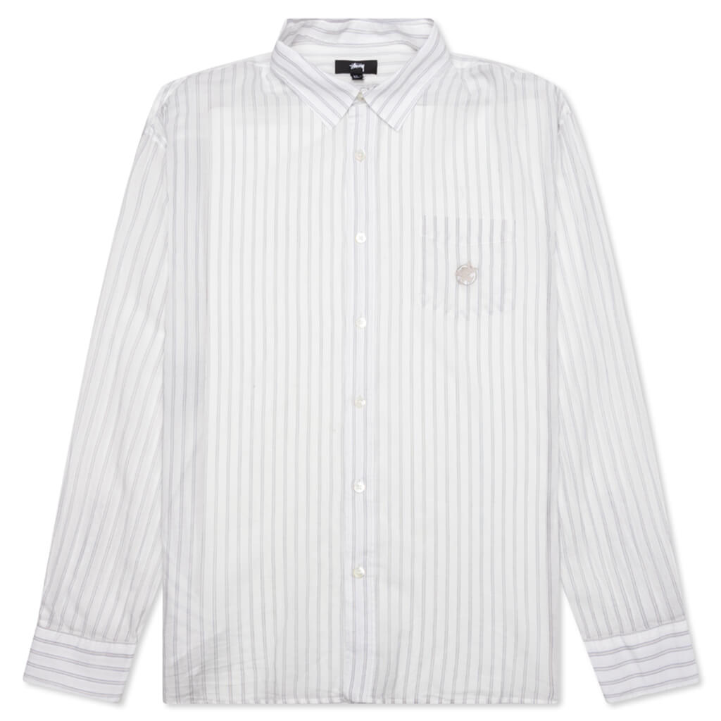 Stussy - Light Weight Classic Shirt - White, White / XXL | Feature