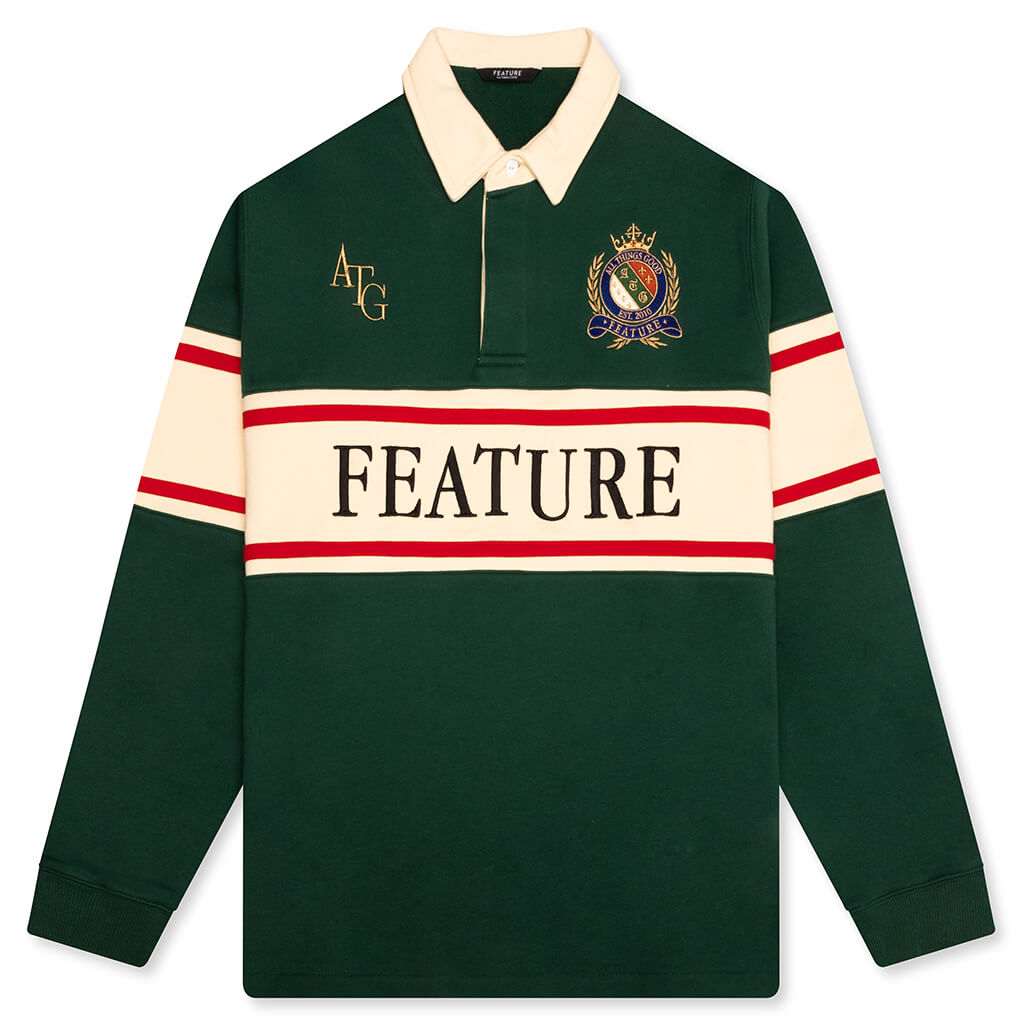 Lomu Rugby Polo - Dark Green – Feature