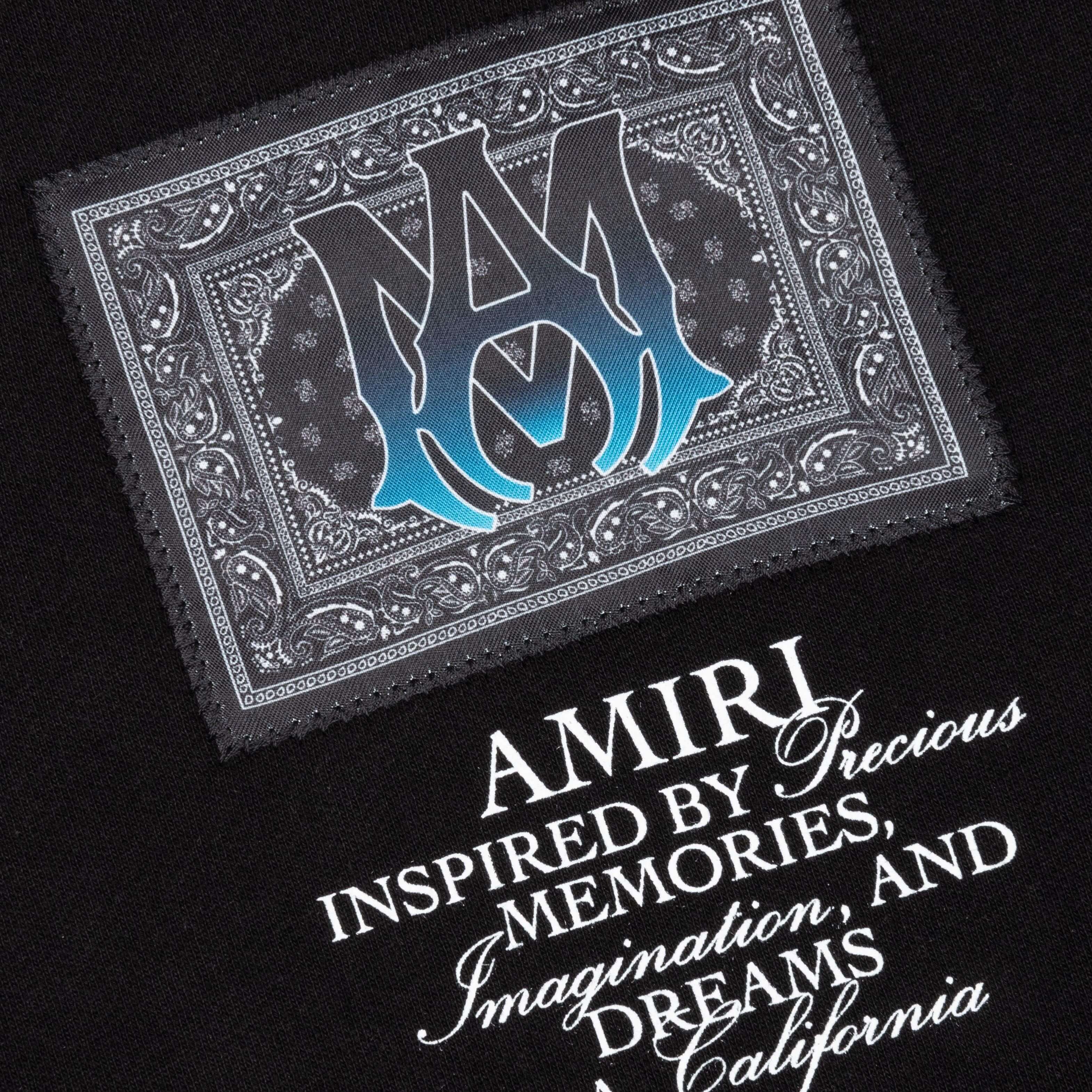 Luxury men's T-Shirt - Black Amiri Precious Memories T-Shirt