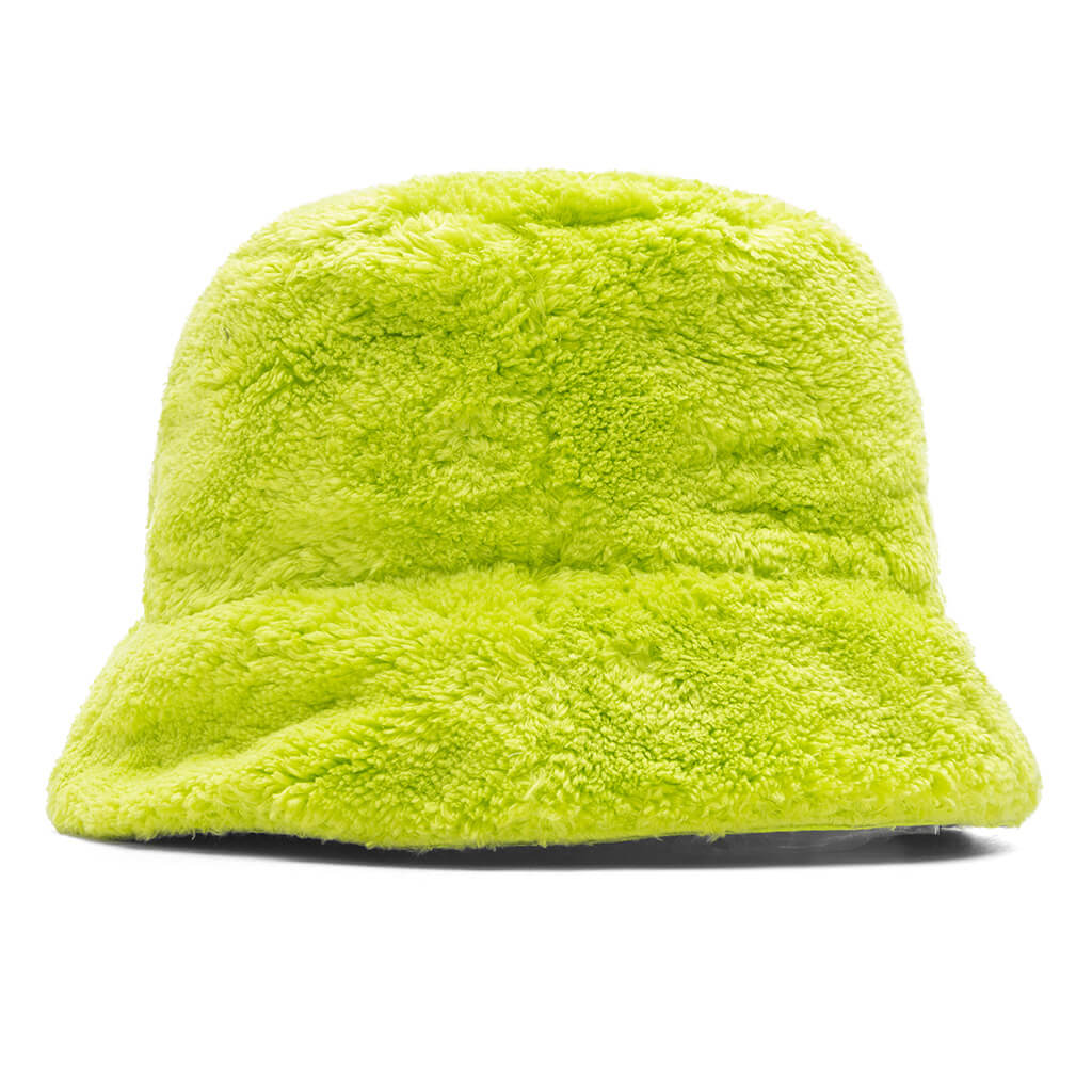 Terry Bucket Hat Light Lime Feature
