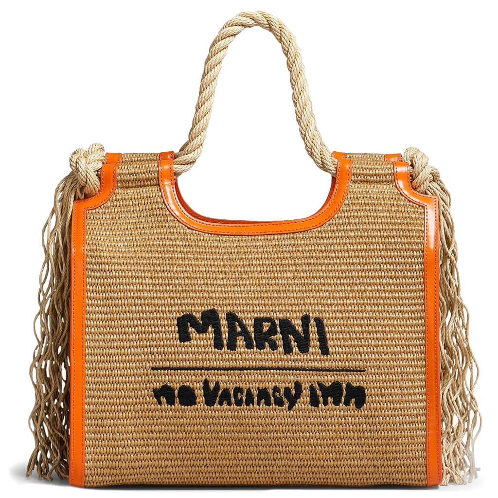 Marni x No Vacancy Inn Marcel トートバッグ - Rawsienna/キャロット ...