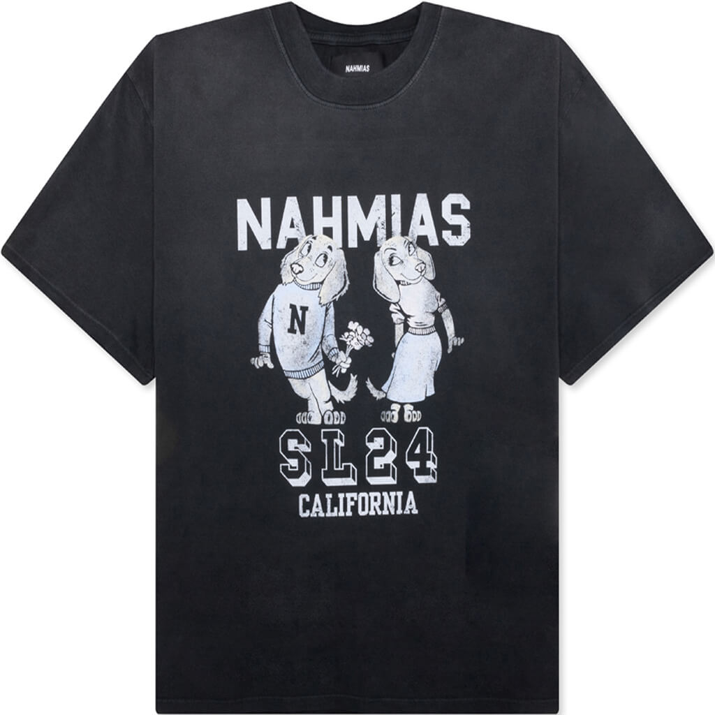 Mascot Boxy T-Shirt - Worn Black – Feature