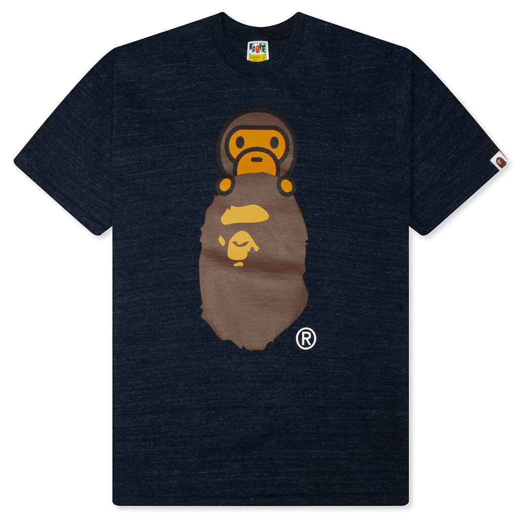 Y2K❤️ A BATHING APE MILO ON APE HEAD Tシャツ Milo On Ape Head Tee - Navy – Feature