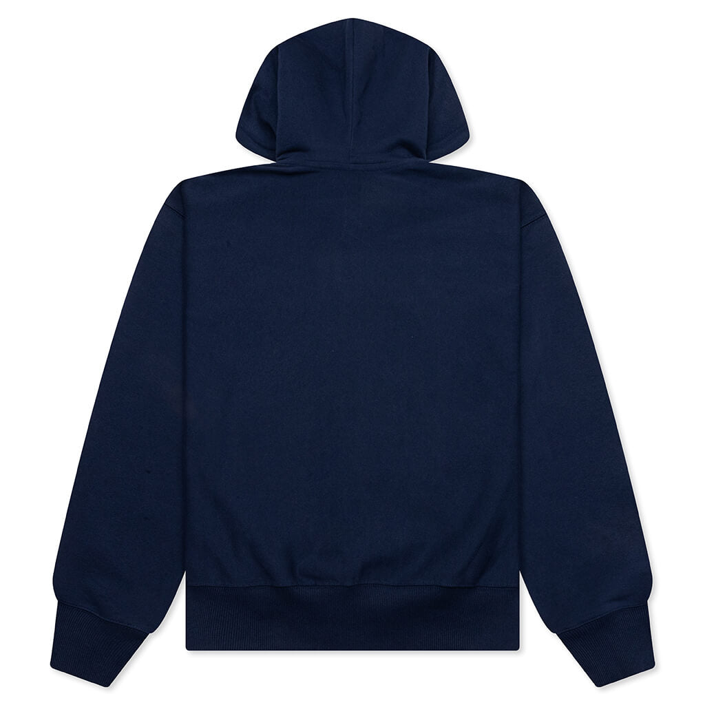 Mirror Zip Hoodie - Navy – Feature
