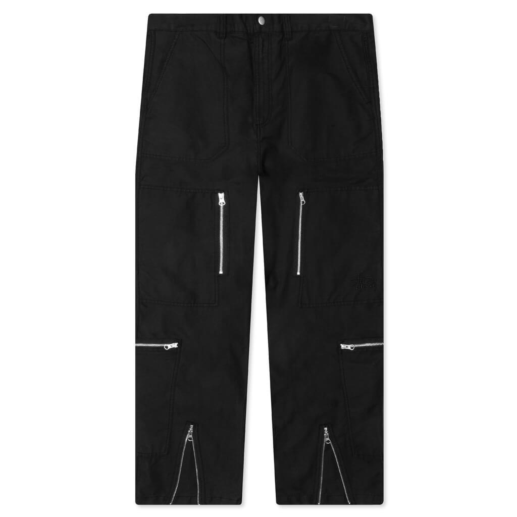 Stussy NYCO Flight pants blackブラック - ワークパンツ/カーゴパンツ