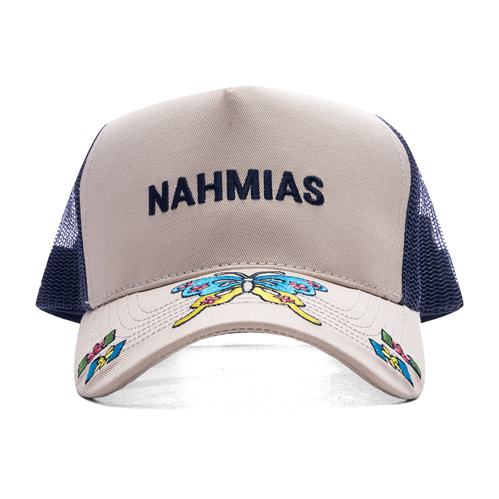 Nahmias 70S Trucker Hat -Navy Canvas – Feature