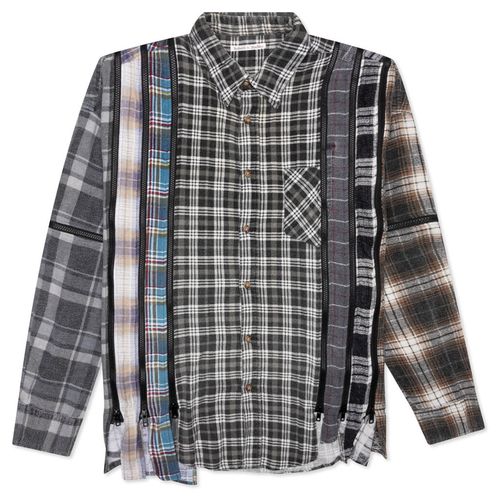 7 cut zipped wide shirt by needles 【公式通販】