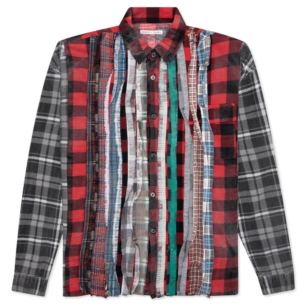 Flannel Shirt Ribbon Wide Reflection Shirt - Assorted – Feature