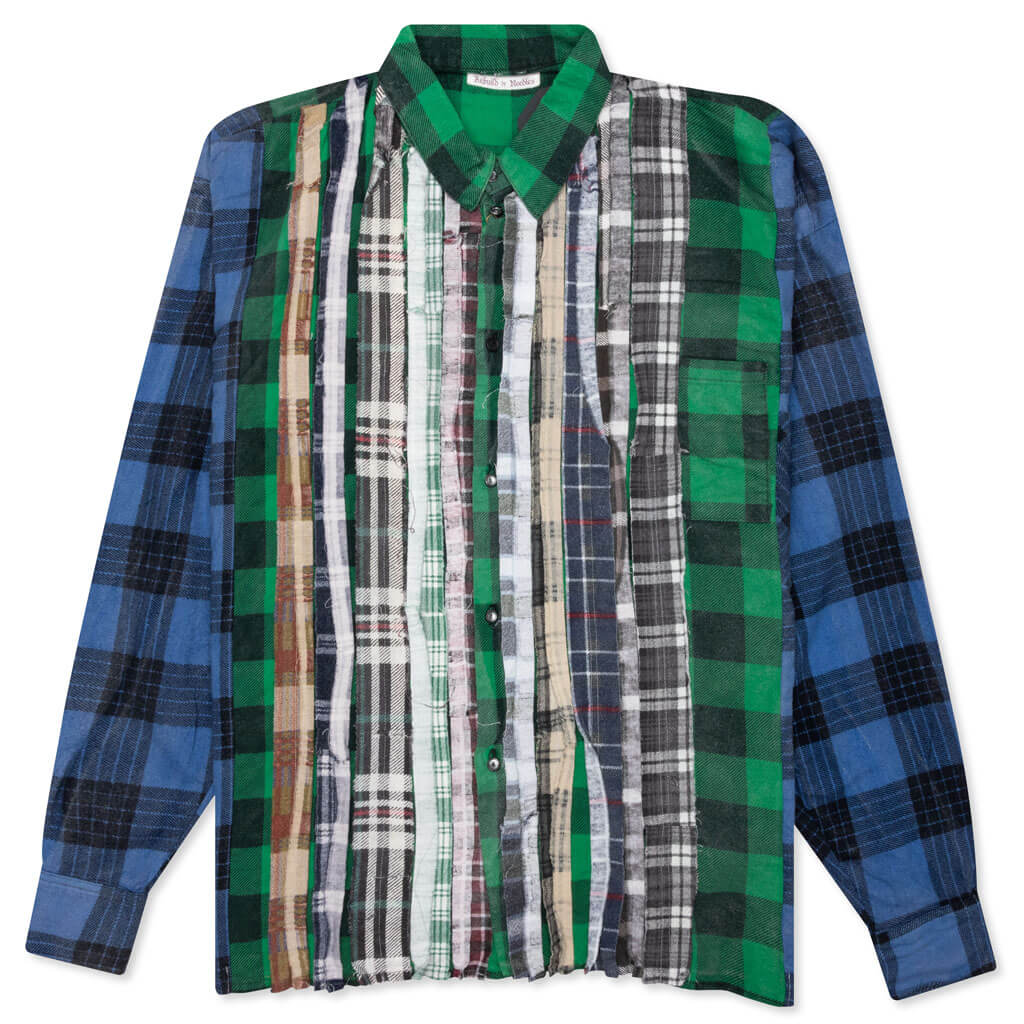 Flannel Shirt Ribbon Wide Reflection Shirt - Assorted – Feature