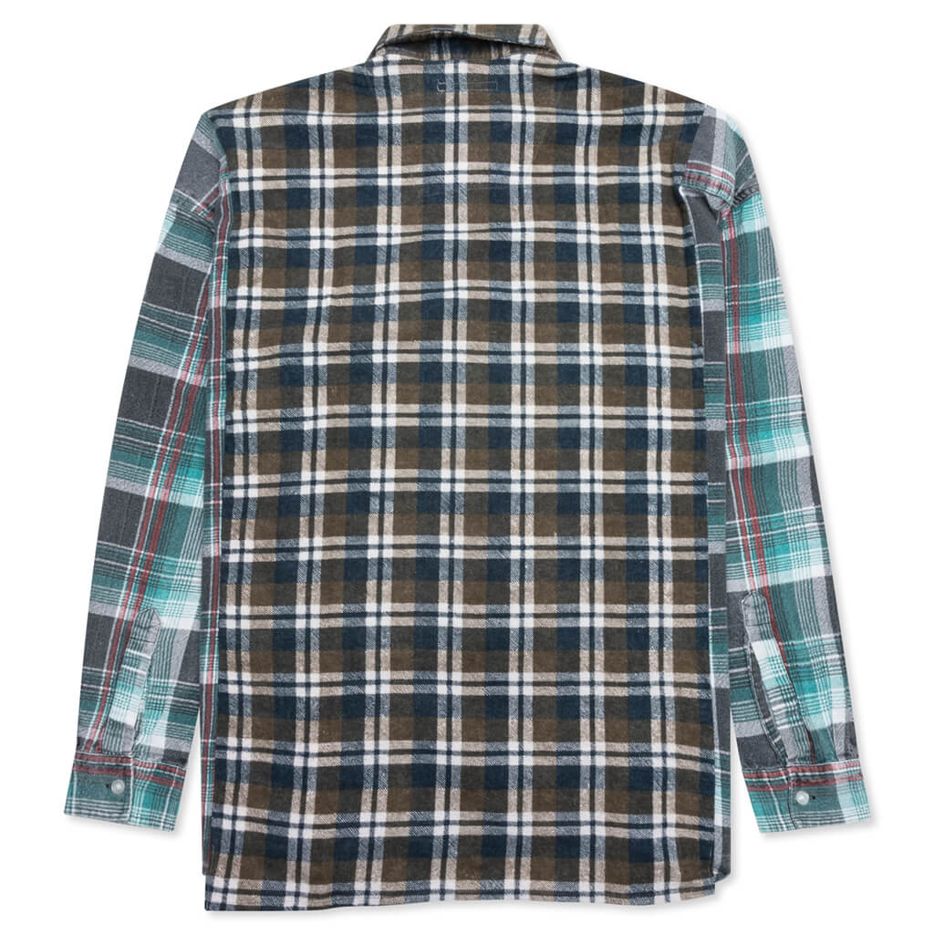 Flannel Shirt Ribbon Wide Shirt - Assorted – Feature