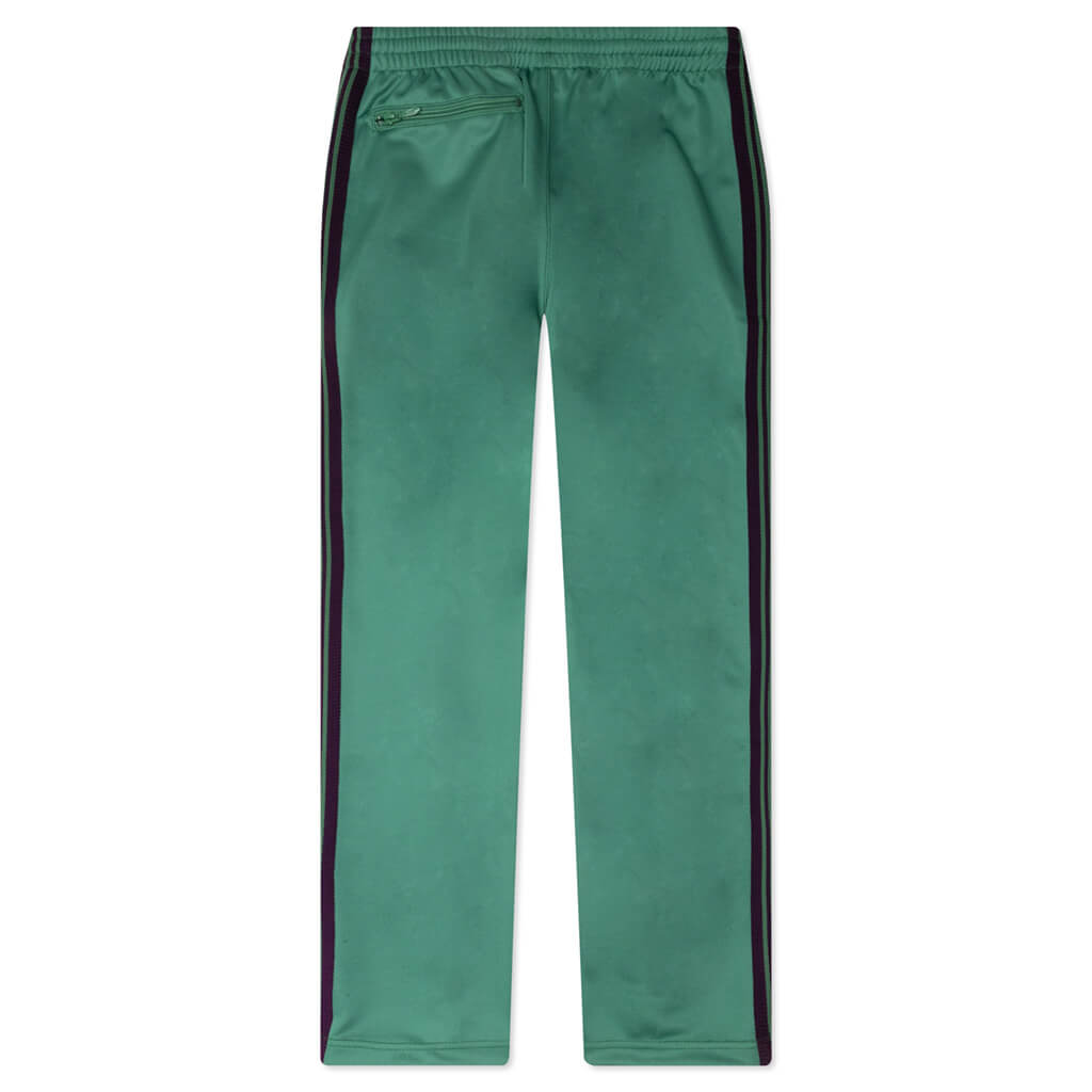 Narrow Track Pant Poly Smooth - Emerald