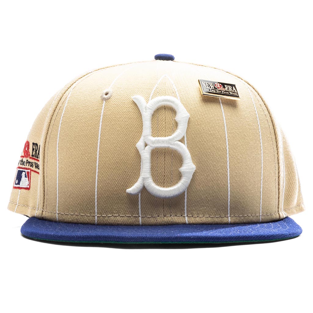 New Era - Vegas Gold 59FIFTY Fitted - Brooklyn Dodgers, Beige / 7 3/8 | Feature
