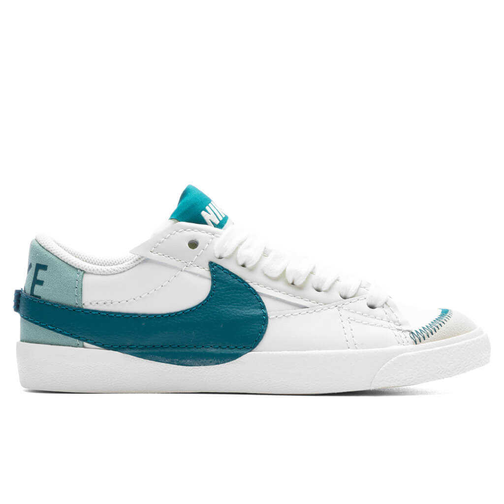 Women's Blazer Low '77 Jumbo - Summit White/Geode Teal/Sea Glass â Feature