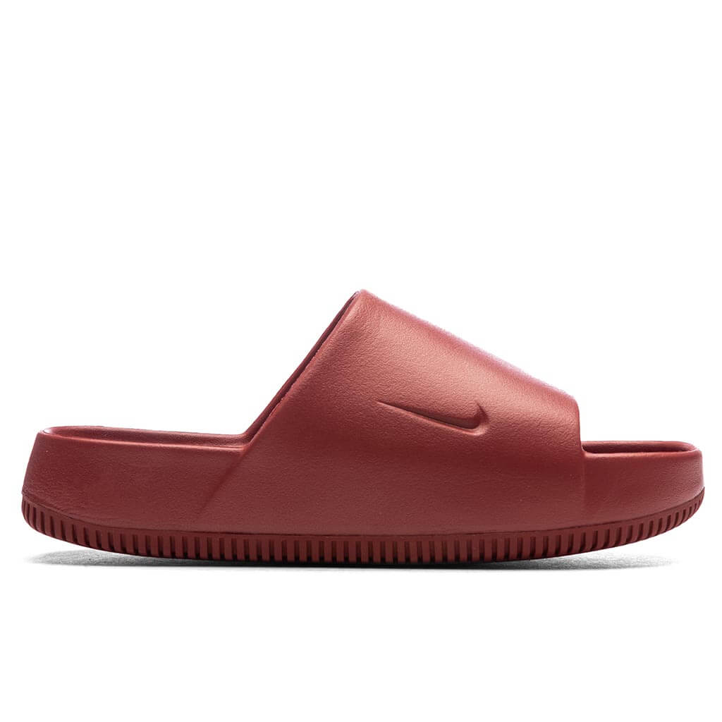 Burgundy nike cheap slides