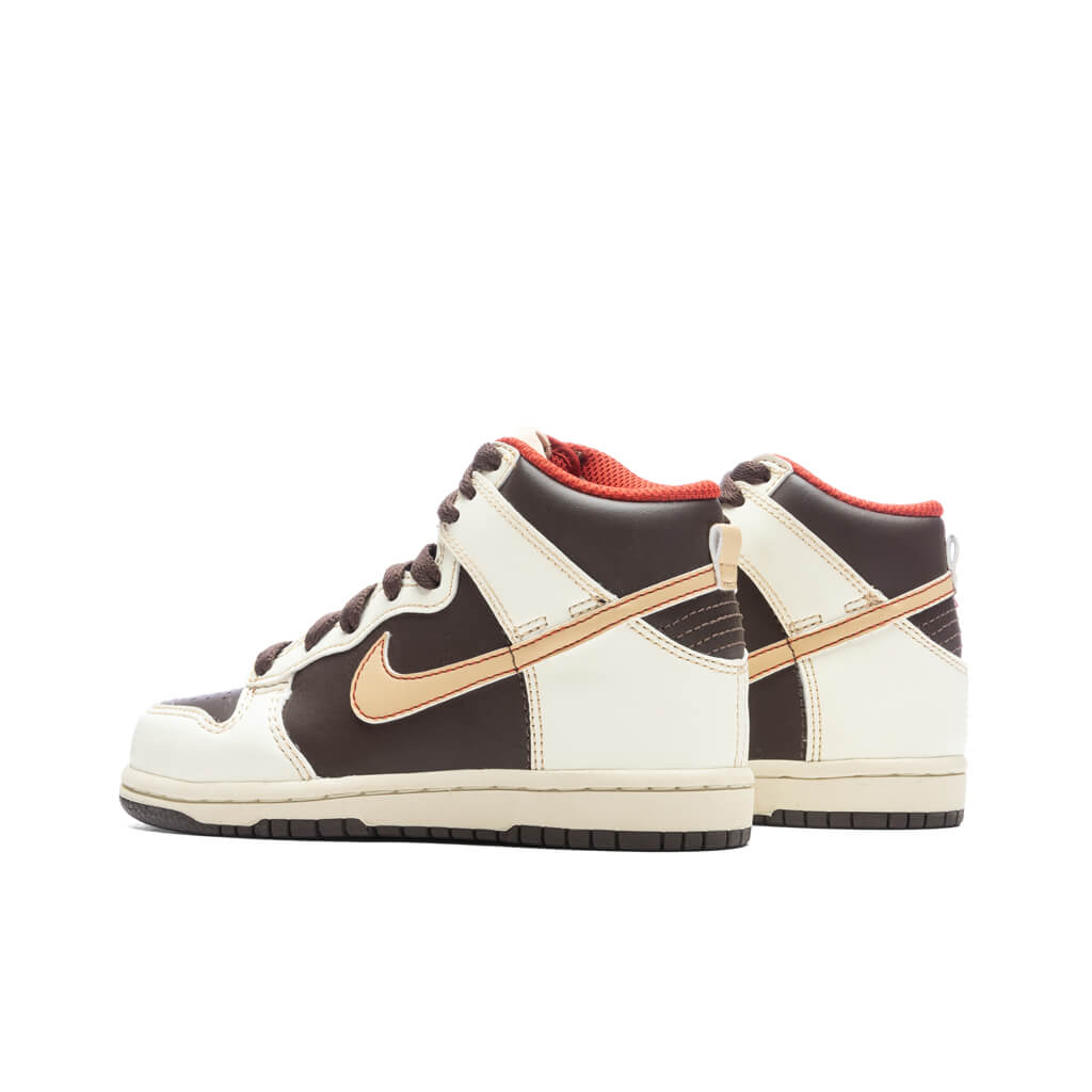Dunk High (PS) - Baroque Brown/Sesame/Coconut Milk â Feature