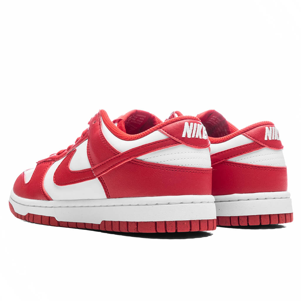 dunk low white university