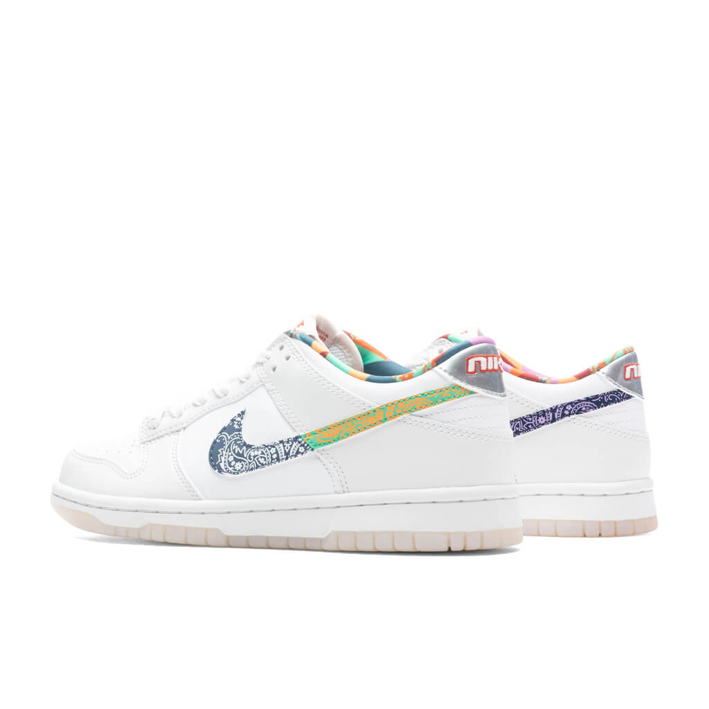 Dunk Low Multi-Color Paisley (GS) - White/Diffused Blue/White â Feature