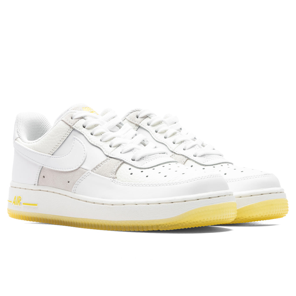 Women's Air Force 1 '07 Low - Summit White/White/Opti Yellow – Feature