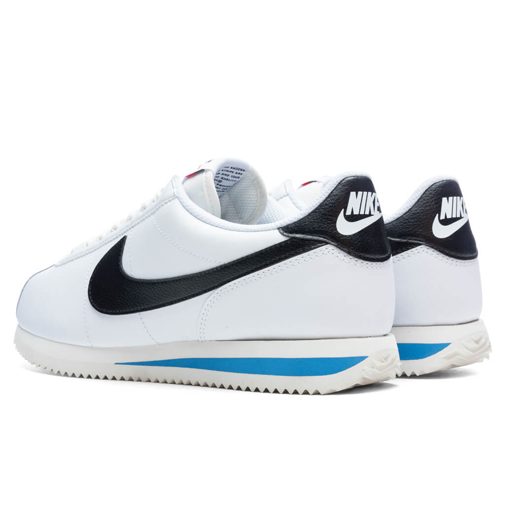 Women's Cortez - White/Black/Light Photo Blue â Feature