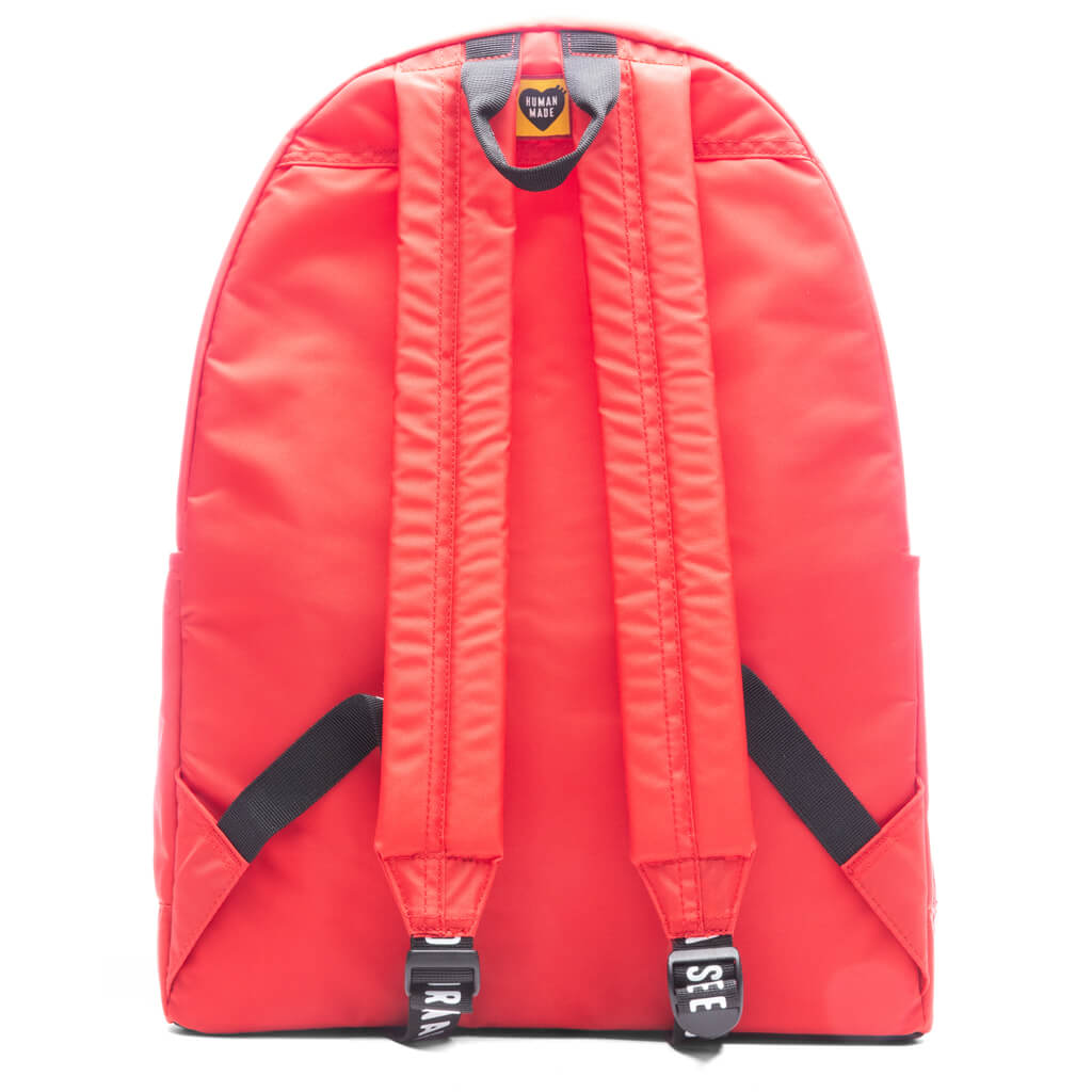 Nylon Heart Backpack - Red – Feature