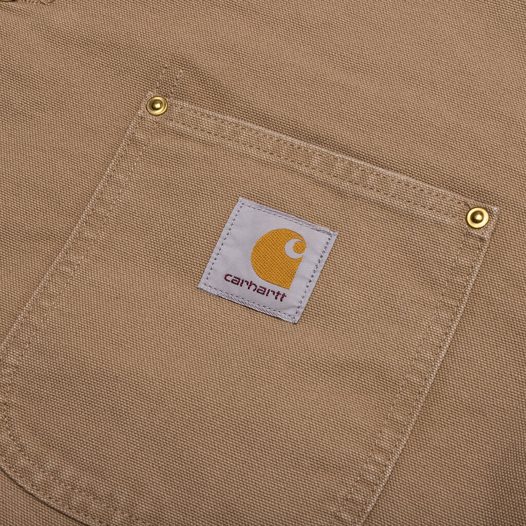 OG Chore Coat Aged Canvas - Peanut/Black – Feature