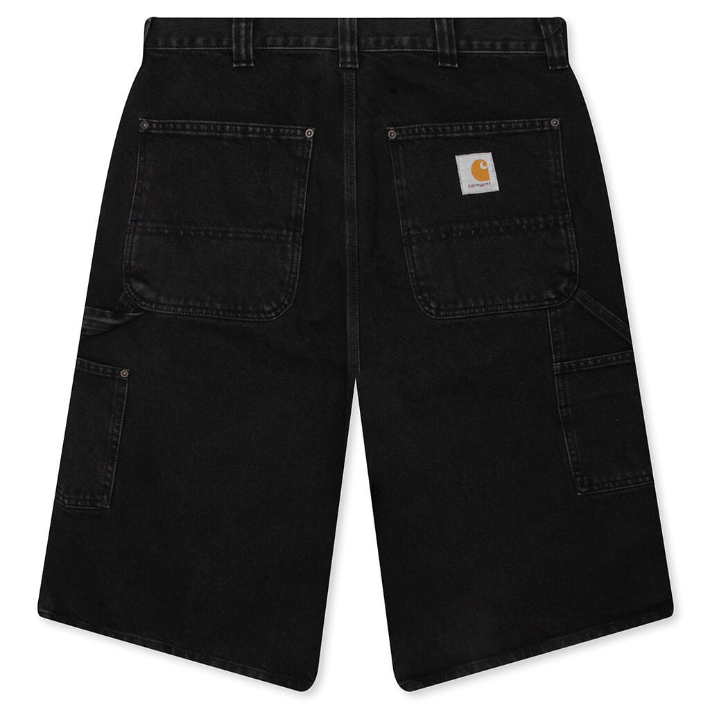 OG Double Knee Short - Black Stone Washed – Feature