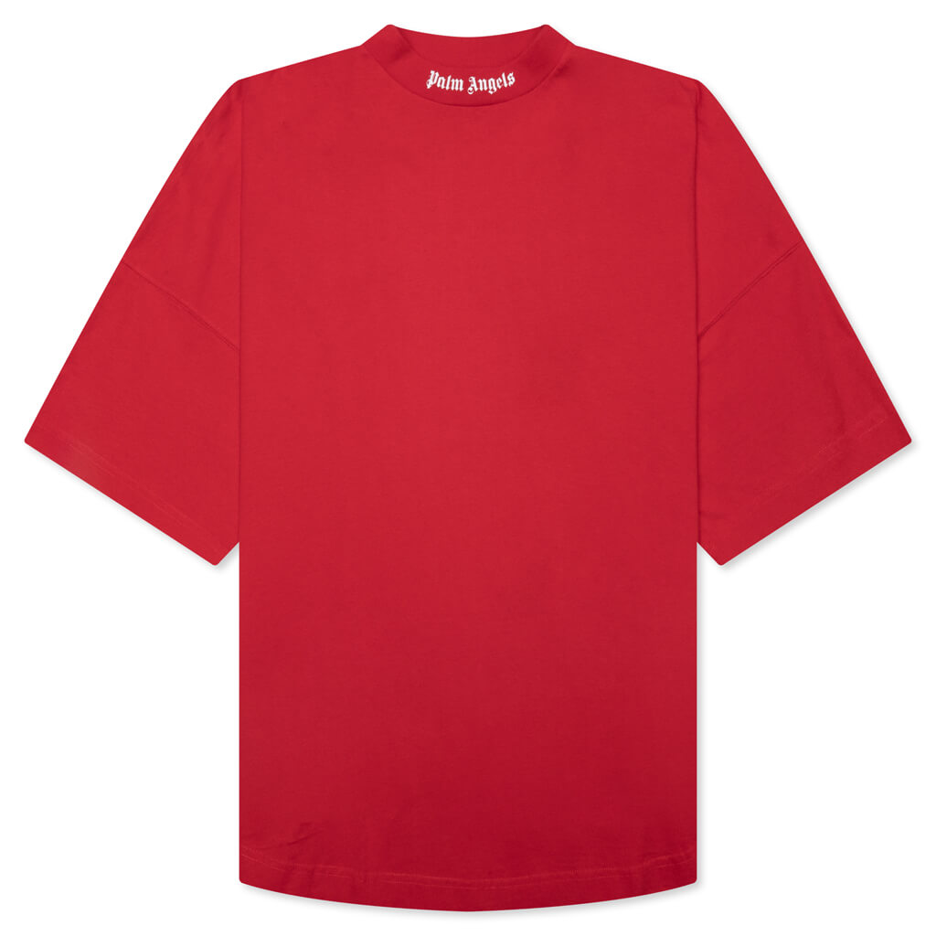 Classic Logo Over Tee - Red/White – Feature