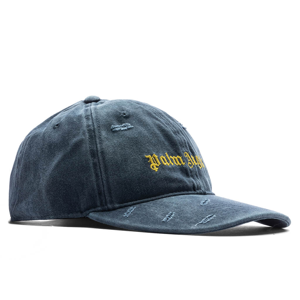 Palm Angels Hats Blue In Navy Blue